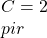 C=2 \\pi r